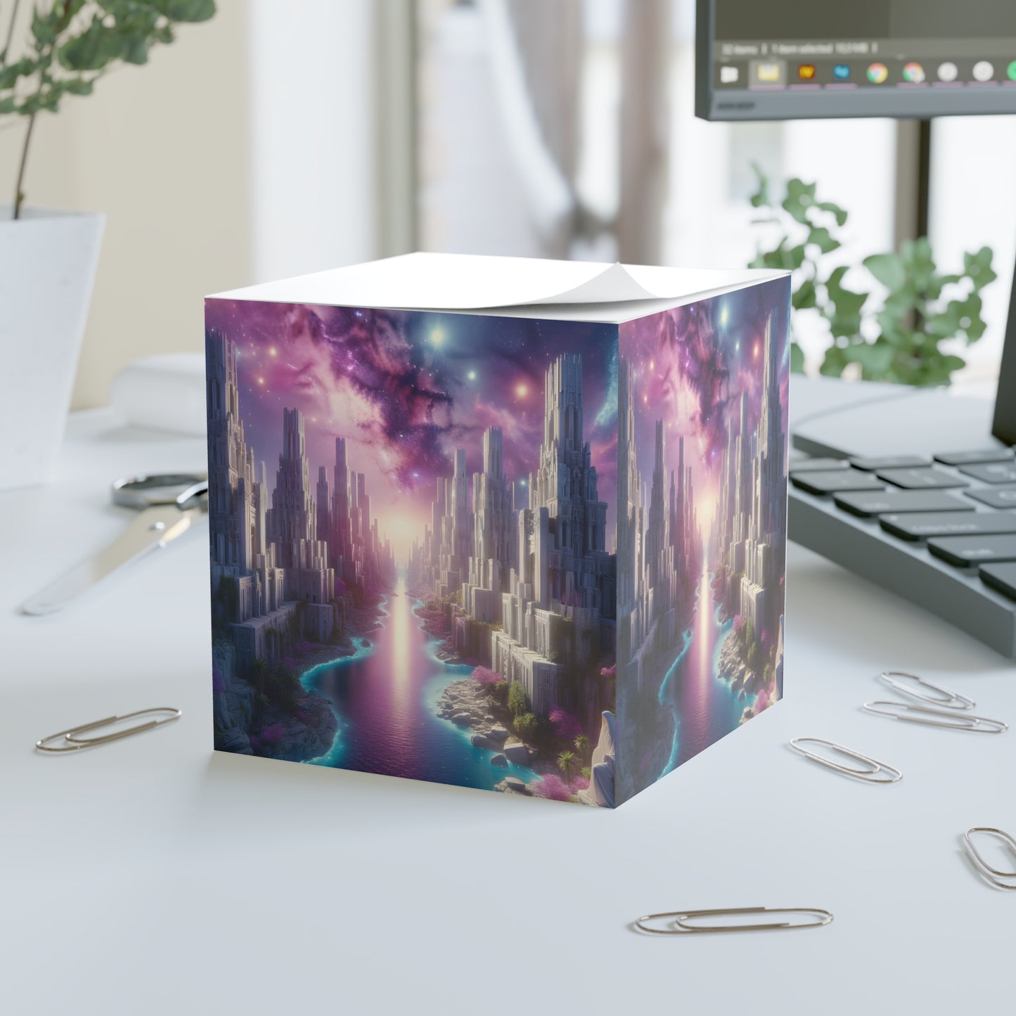 Marble Dreams-Note Cube