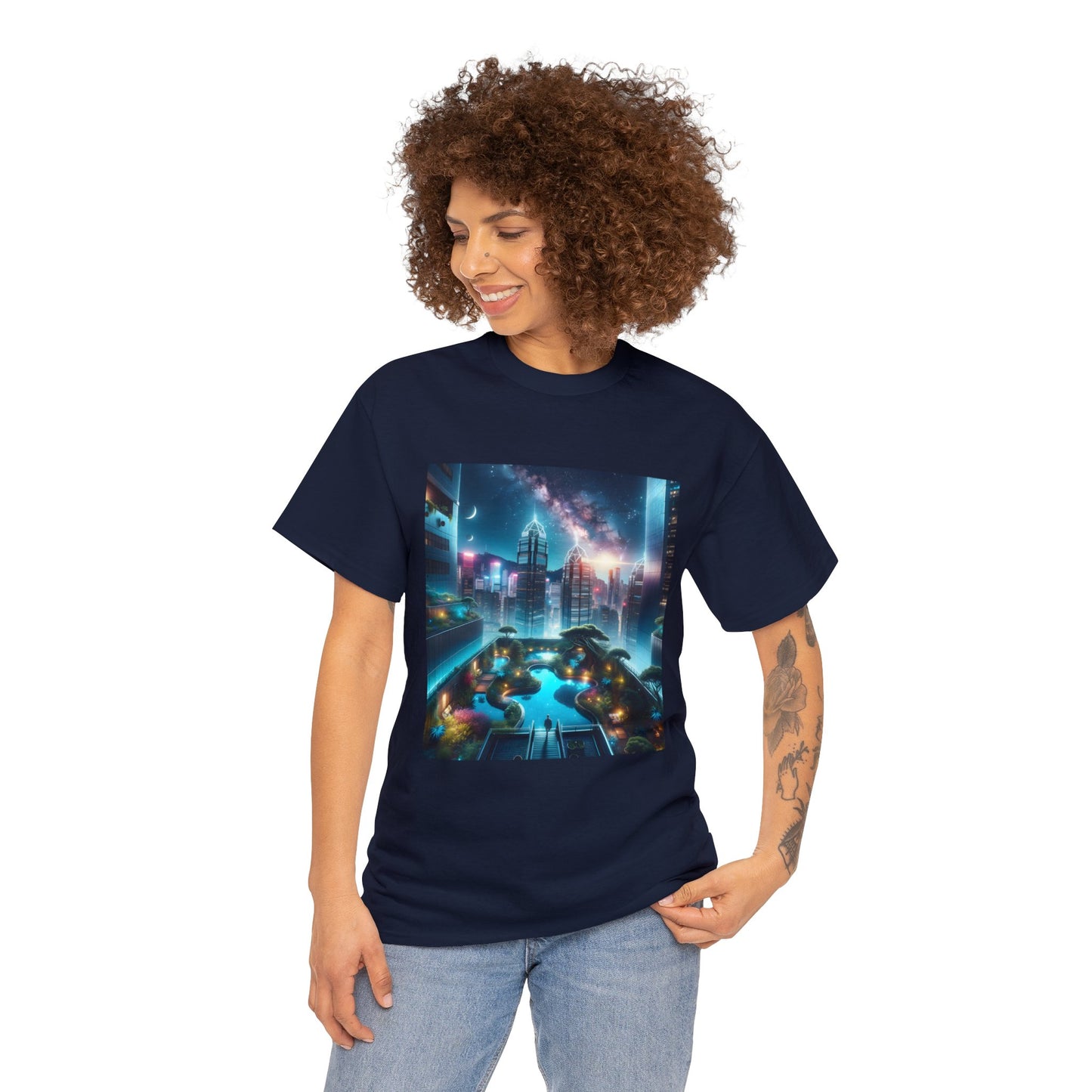 Luminosity Garden-Unisex Heavy Cotton Tee