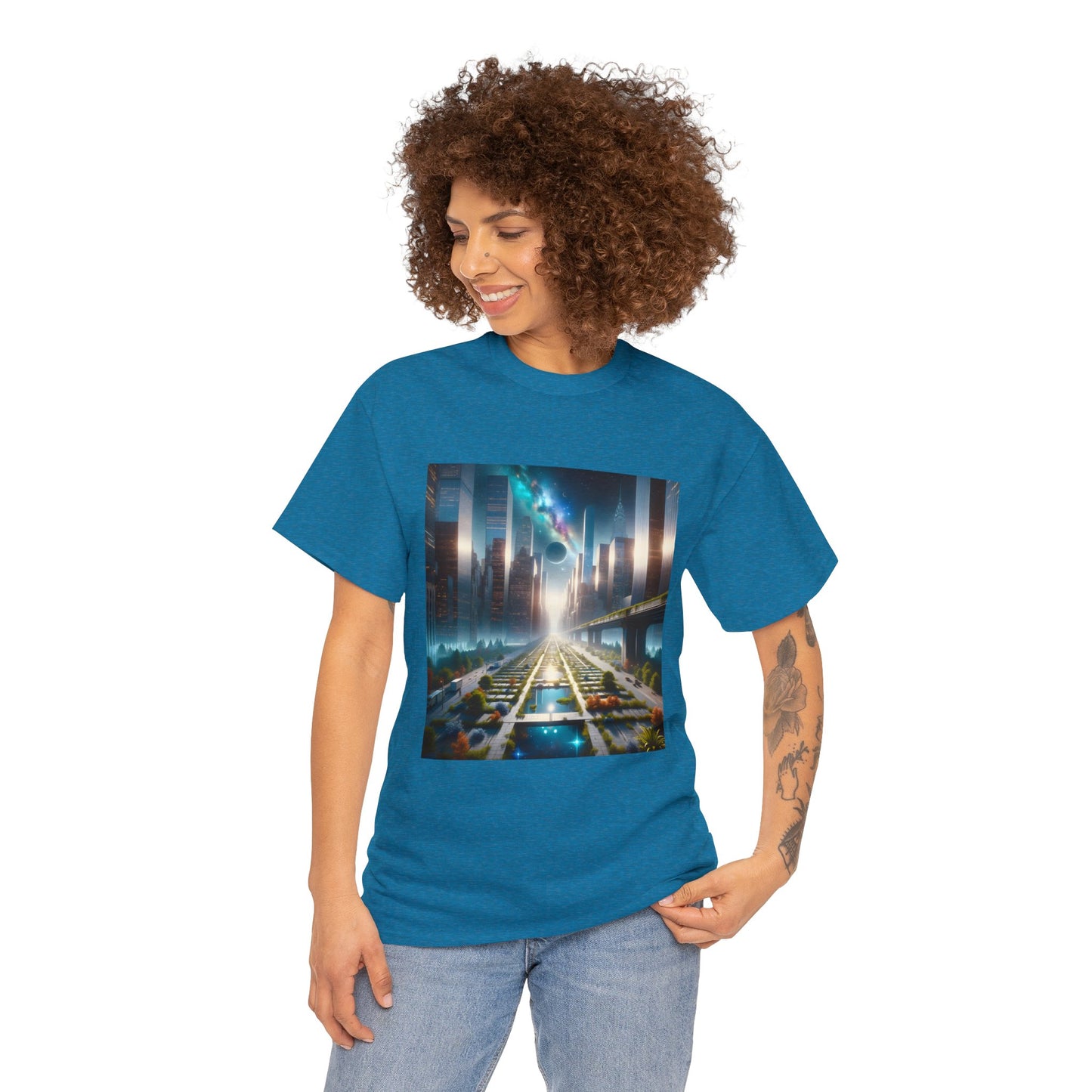 CyberScape Masterworks-Unisex Heavy Cotton Tee