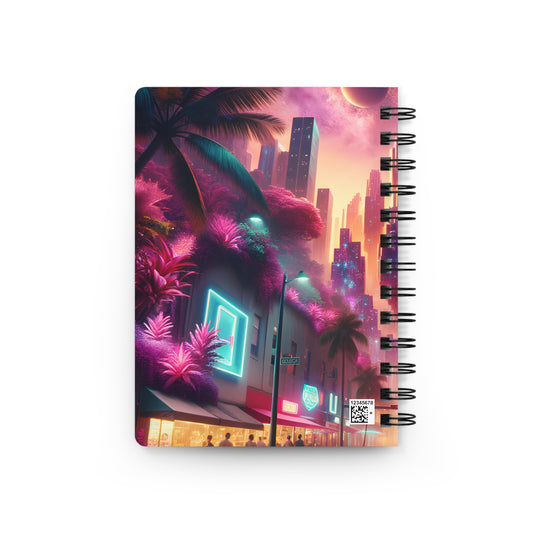 Ruby Skyline-Spiral Bound Journal