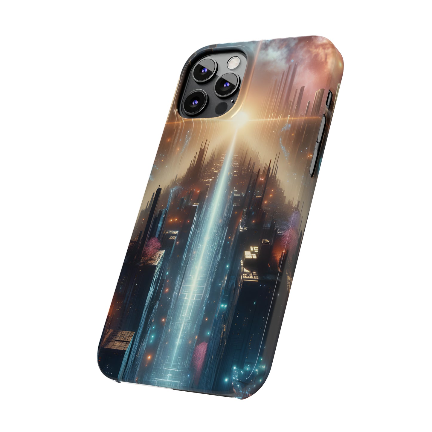 MysticScape or KaleidoSpires-Slim Phone Cases