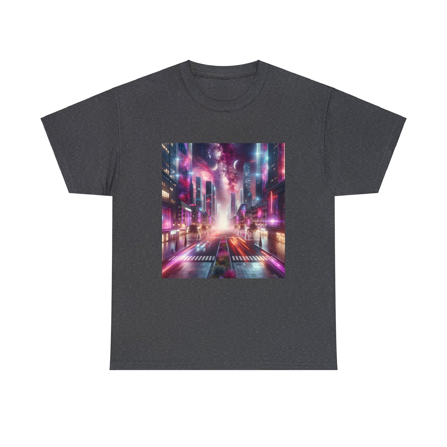 Paris Nightfall-Unisex Heavy Cotton Tee