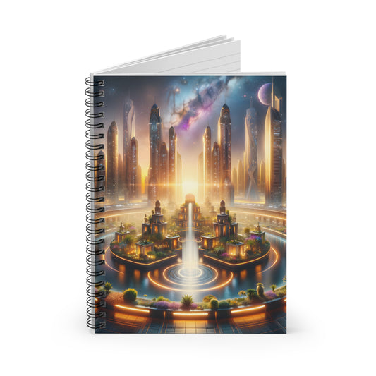 Nebula Gardens-Spiral Notebook - Ruled Line