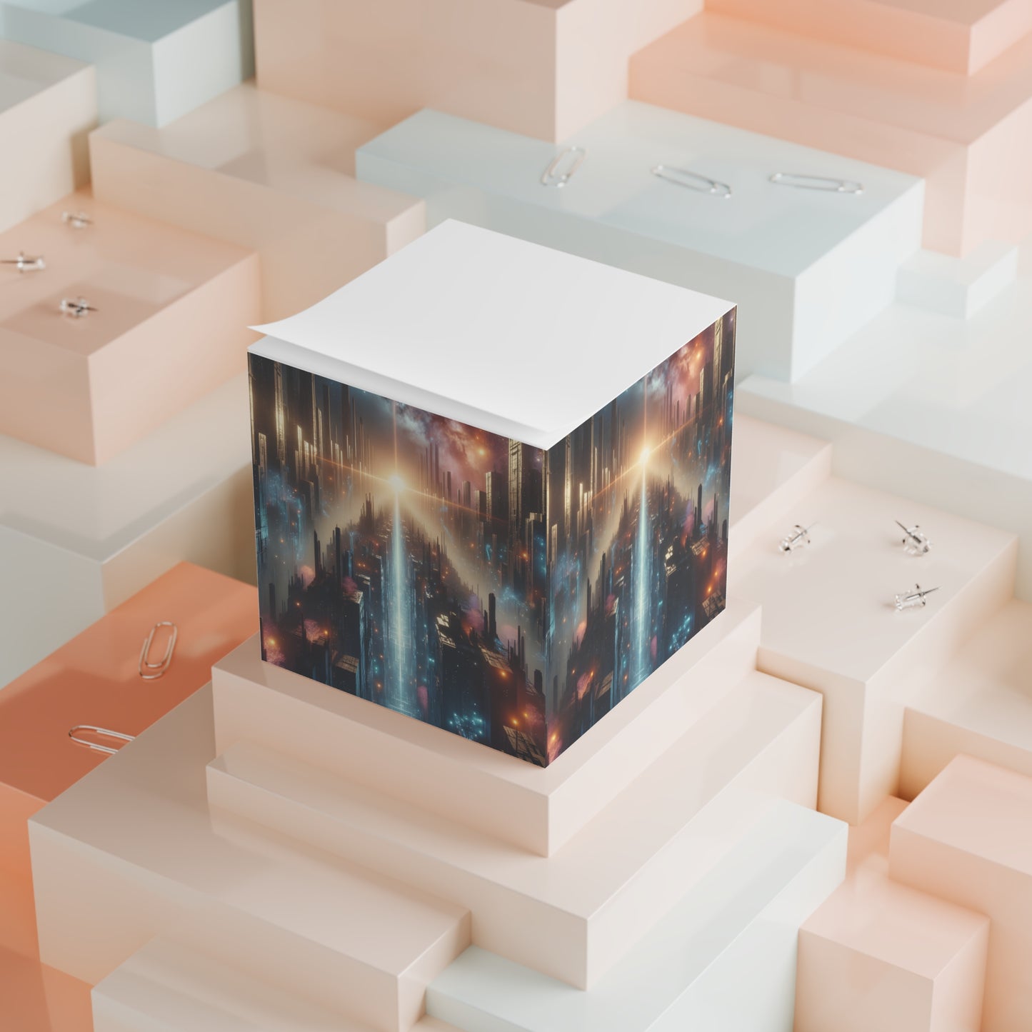 MysticScape or KaleidoSpires-Note Cube