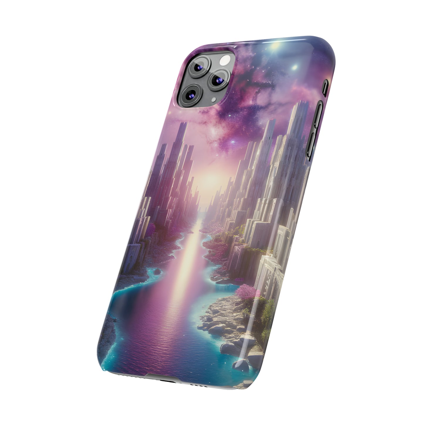 Marble Dreams-Slim Phone Cases