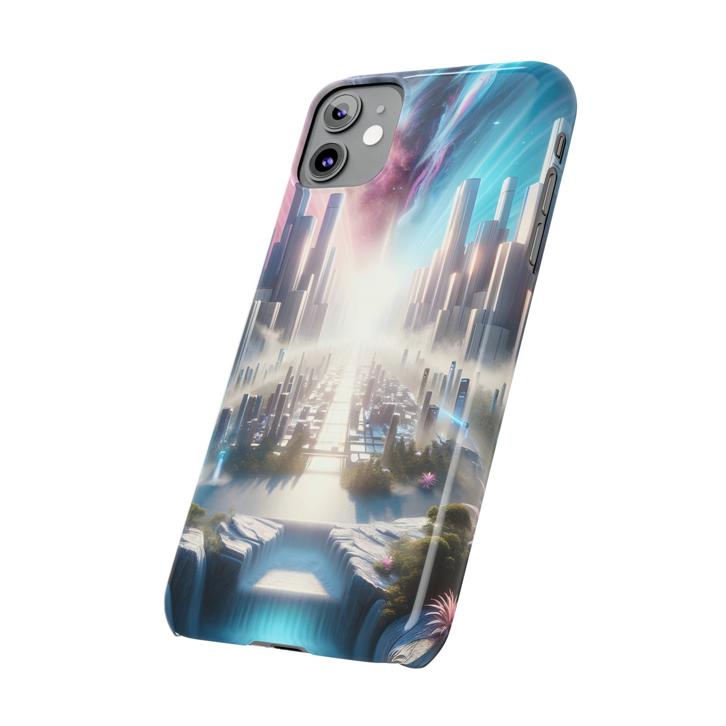 Marble Horizon-Slim Phone Cases