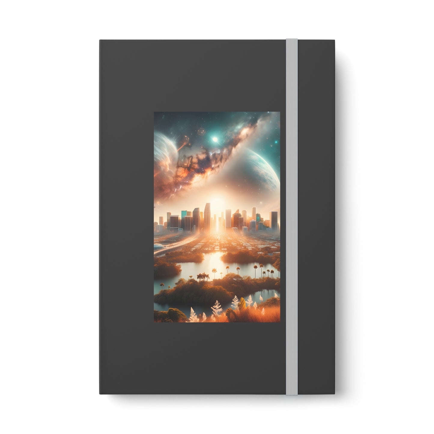 Diamondscape Dreams-Color Contrast Notebook - Ruled