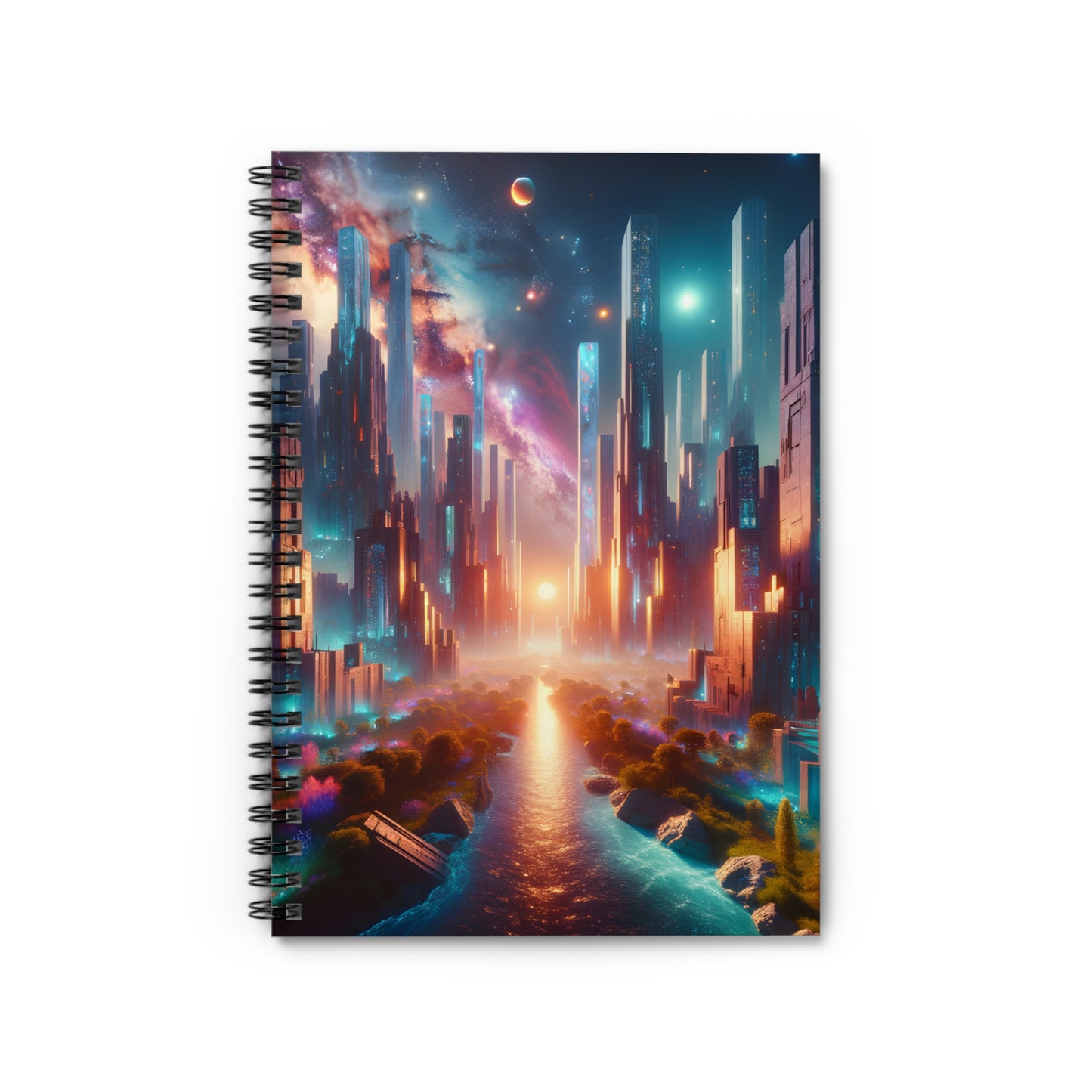 MarbleSky Studios-Spiral Notebook - Ruled Line