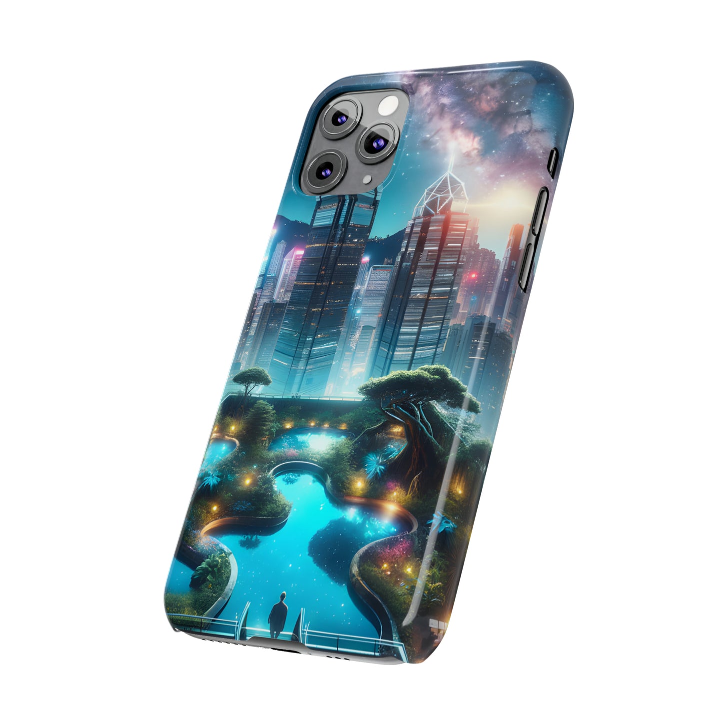 Luminosity Garden-Slim Phone Cases