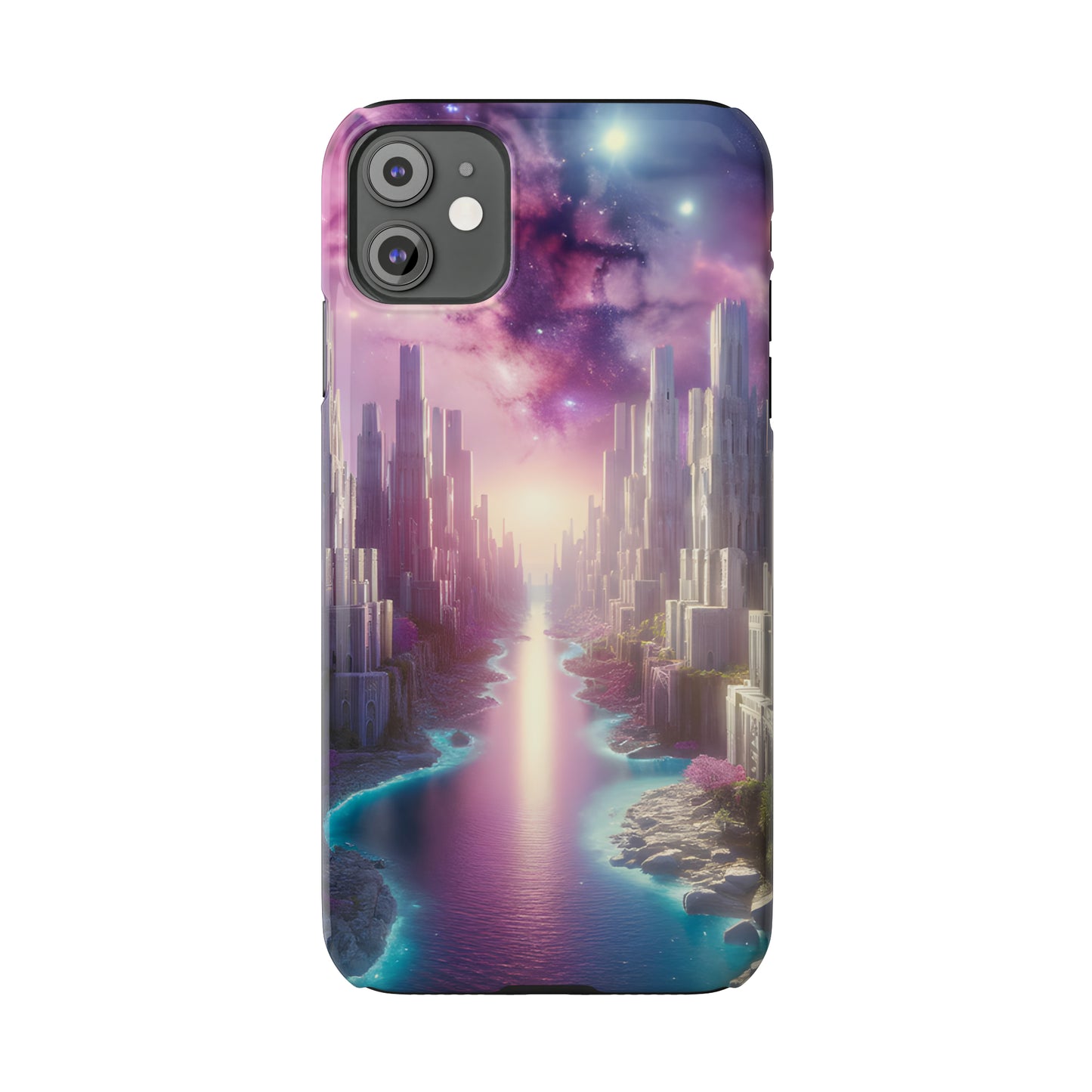 Marble Dreams-Slim Phone Cases