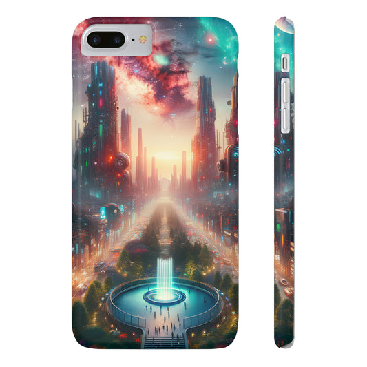 NeonRealm-Slim Phone Cases