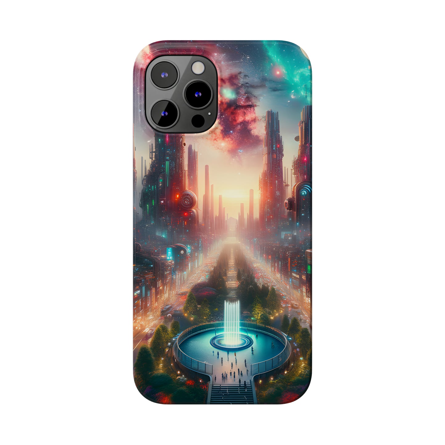 NeonRealm-Slim Phone Cases