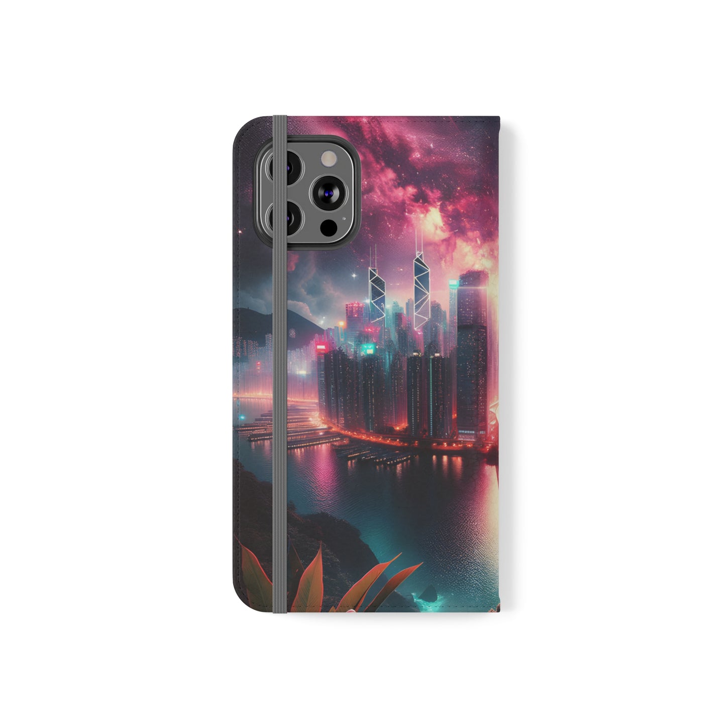 Aqua Skyline-Flip Cases