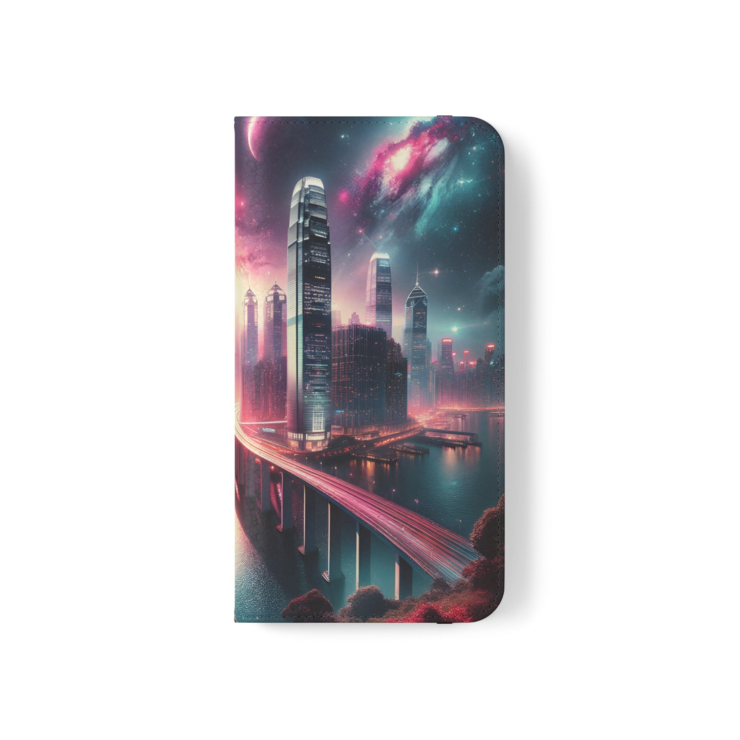 Aqua Skyline-Flip Cases