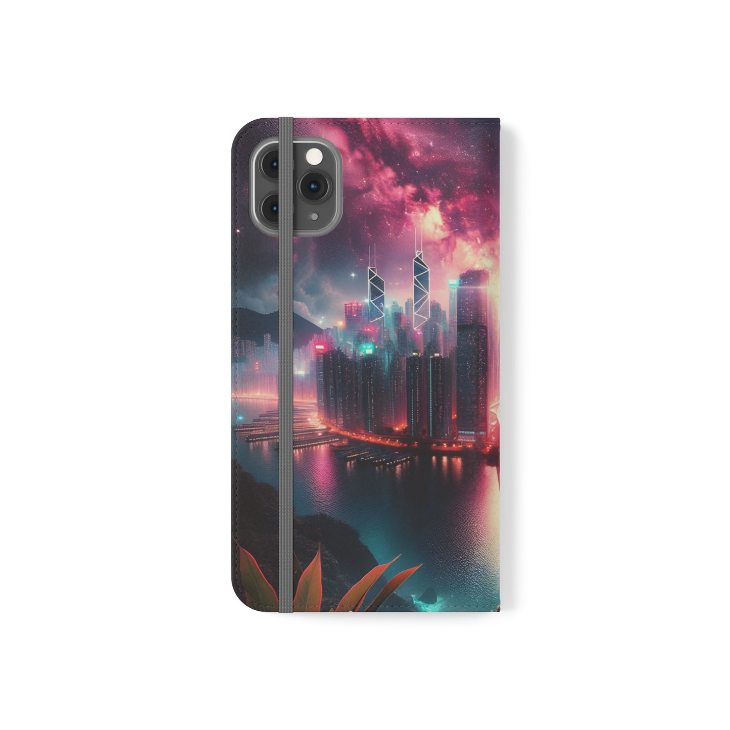 Aqua Skyline-Flip Cases