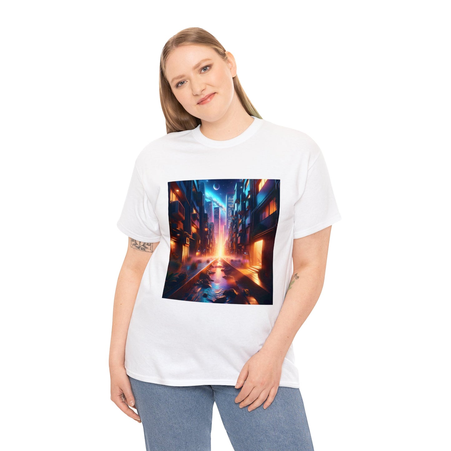 Tokyoglow Visionary-Unisex Heavy Cotton Tee