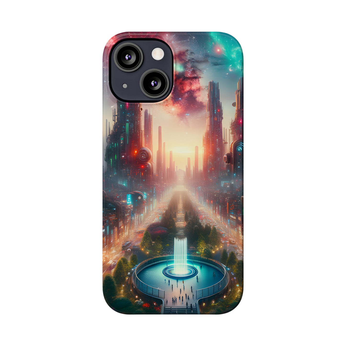 NeonRealm-Slim Phone Cases