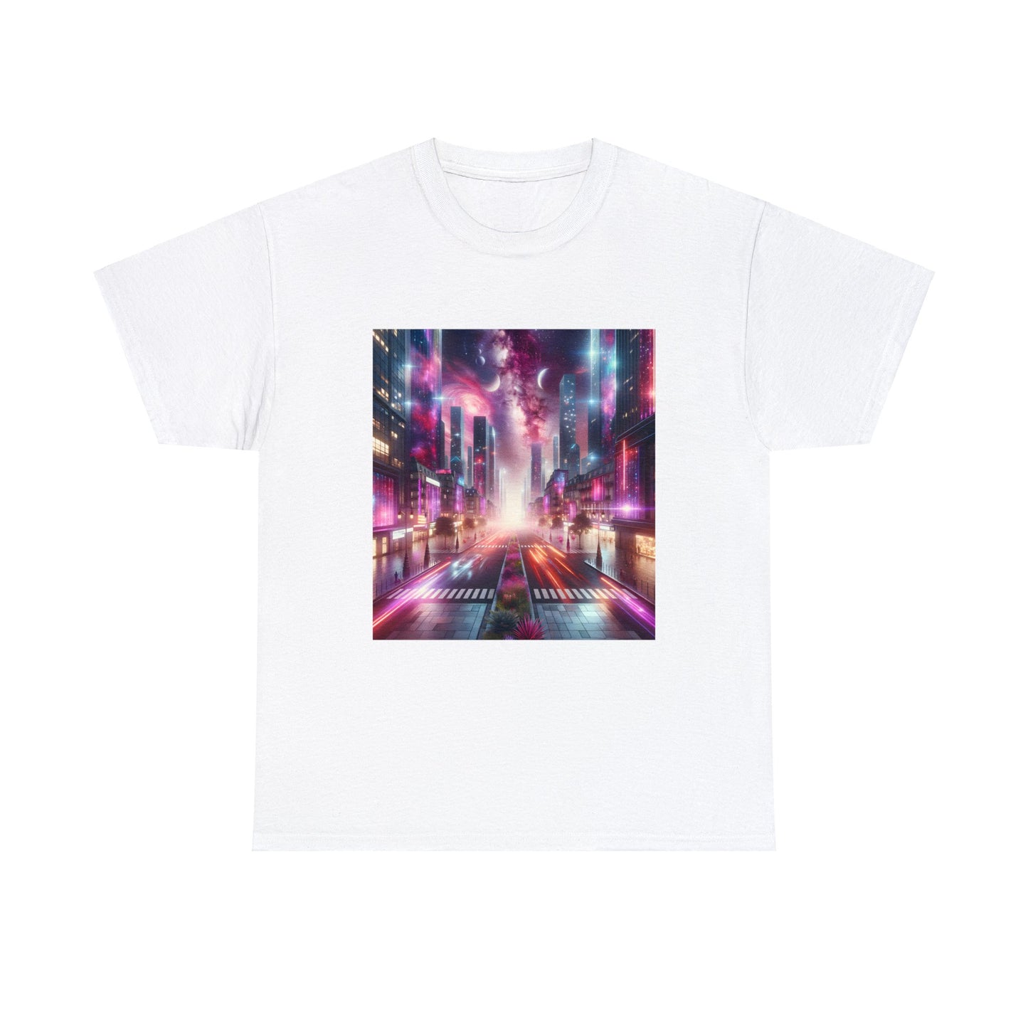 Paris Nightfall-Unisex Heavy Cotton Tee