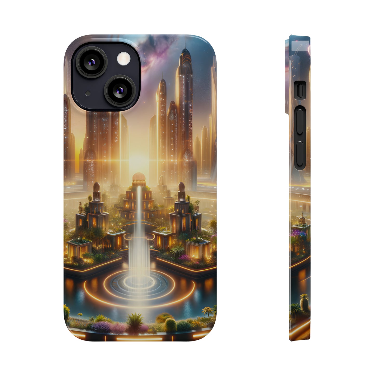 Nebula Gardens-Slim Phone Cases