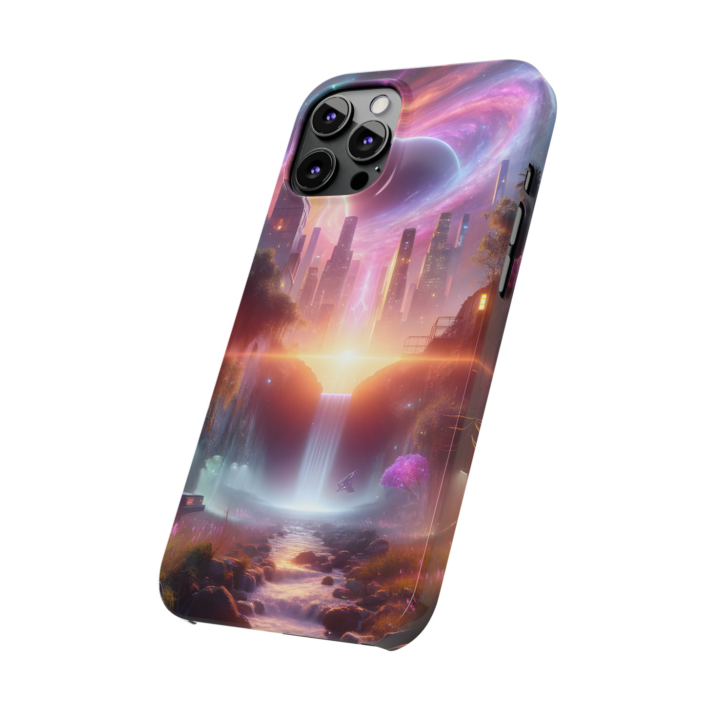 Luminaria Realm-Slim Phone Cases