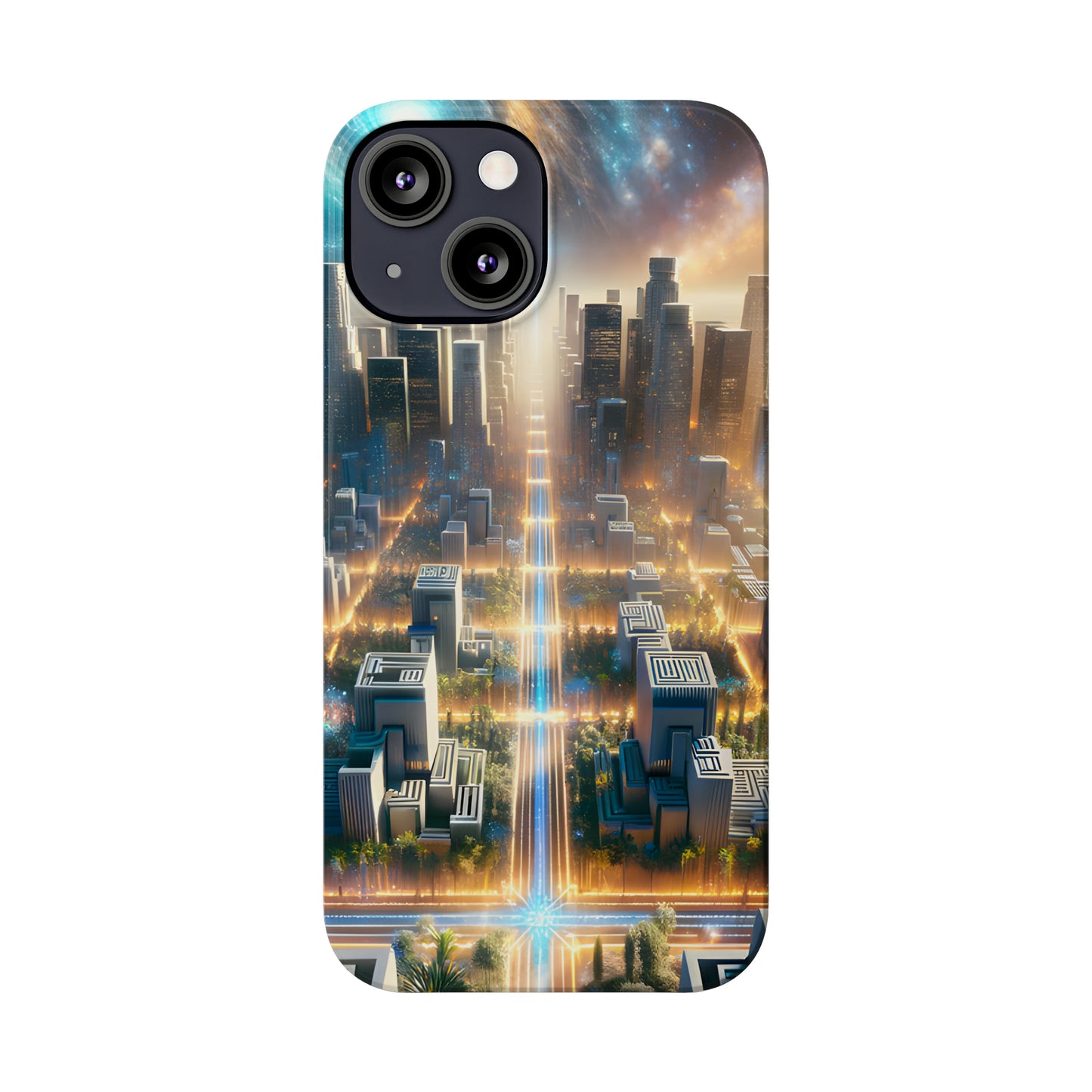 Luminaris Marbleus-Slim Phone Cases