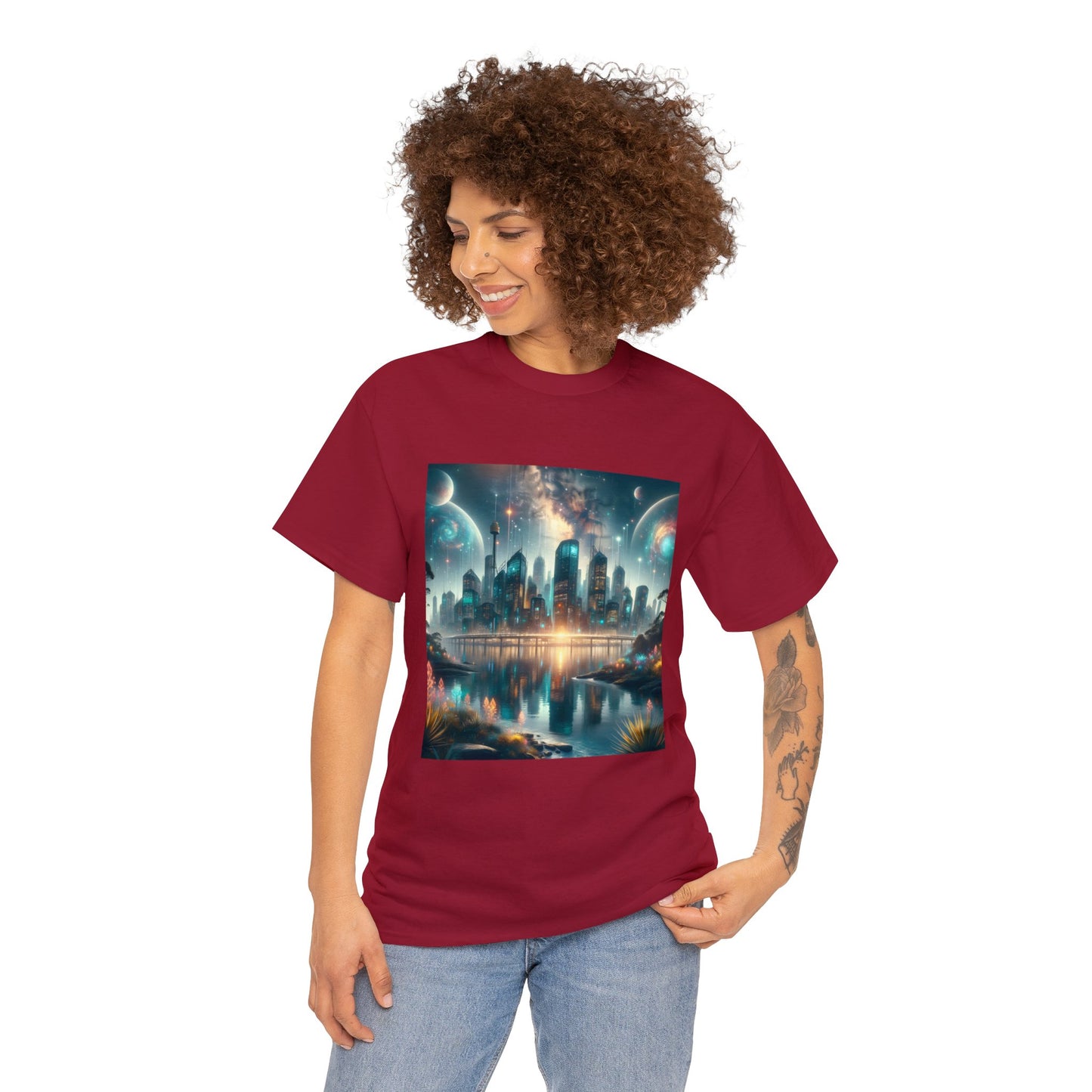 Nova Phosphor-Unisex Heavy Cotton Tee