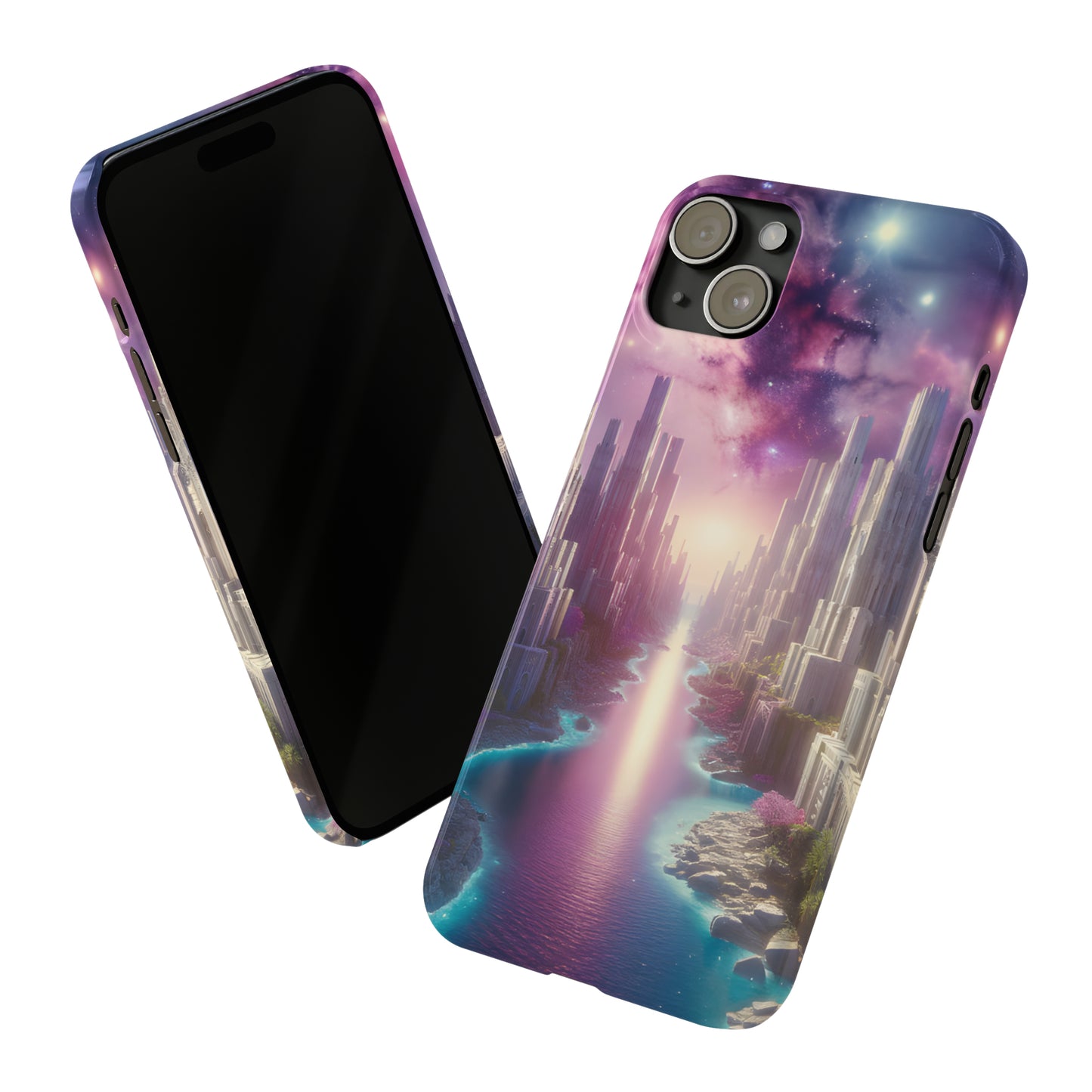 Marble Dreams-Slim Phone Cases