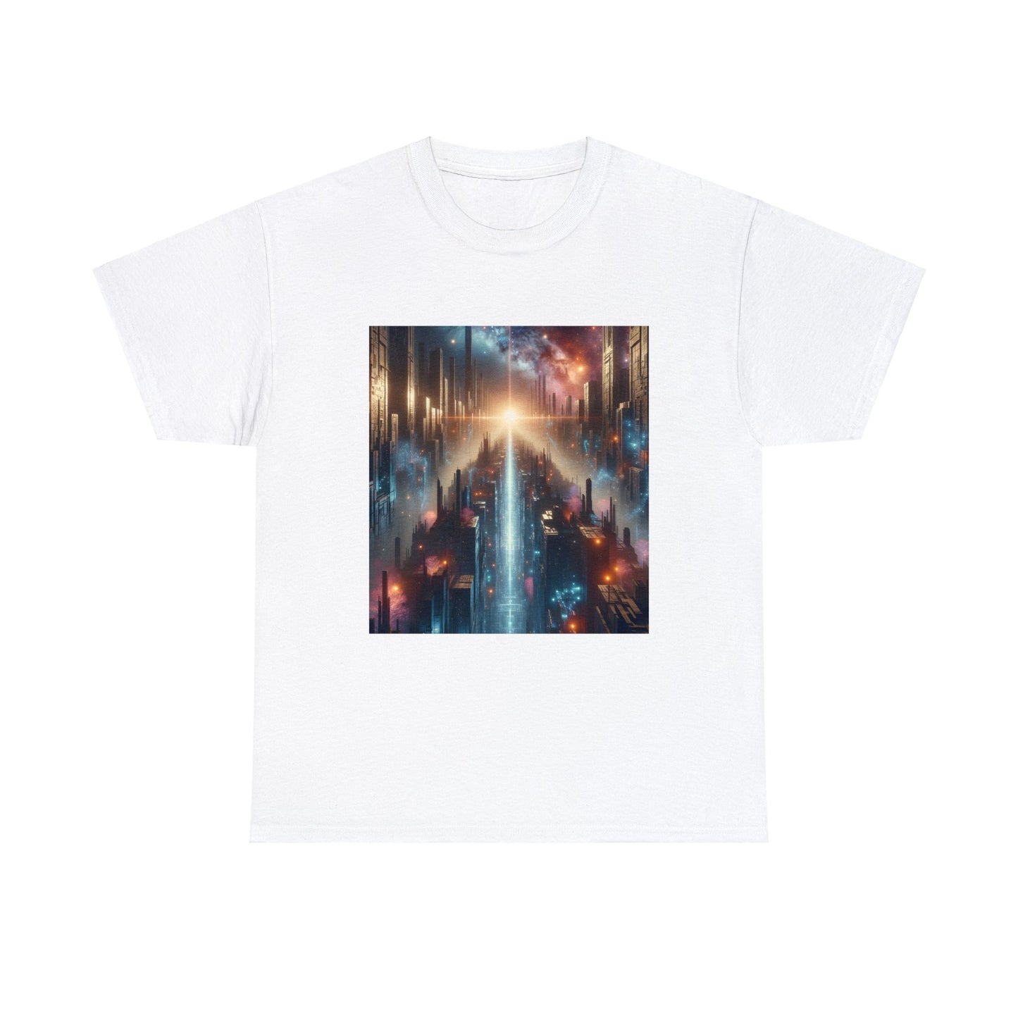 MysticScape or KaleidoSpires-Unisex Heavy Cotton Tee