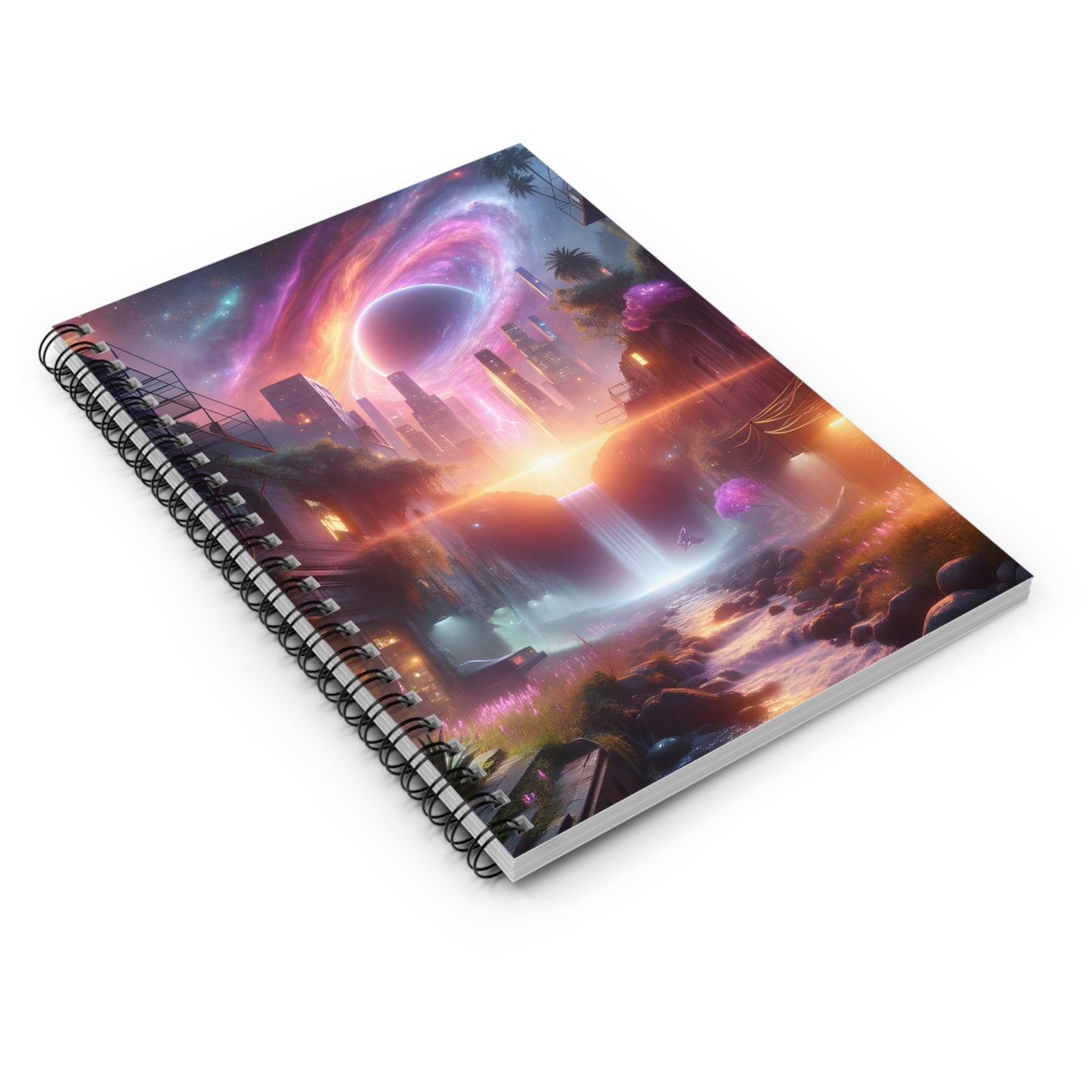 Luminaria Realm-Spiral Notebook - Ruled Line