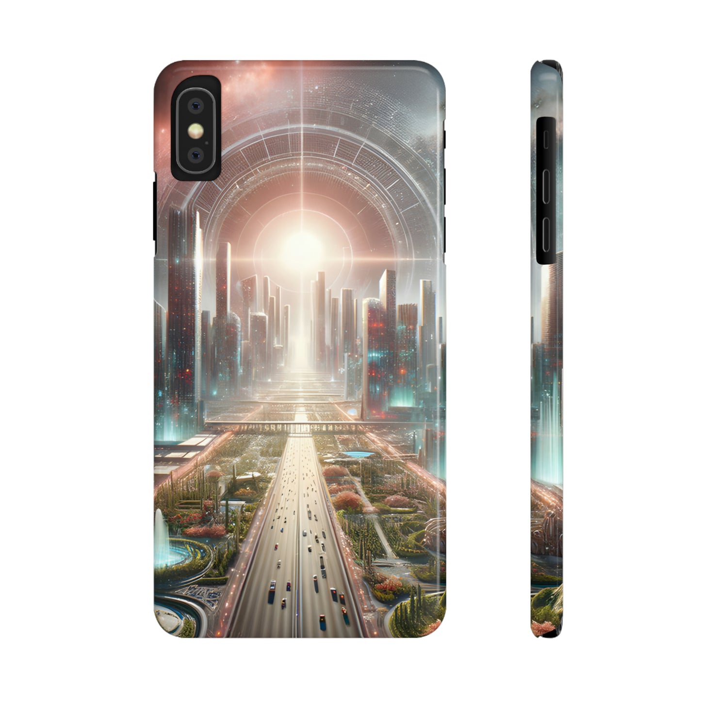 Vegas Vortex-Slim Phone Cases