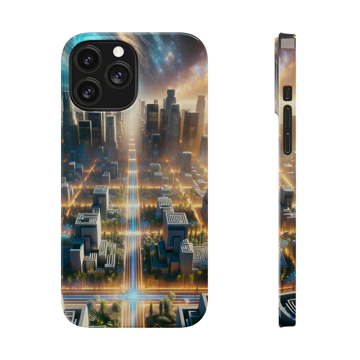 Luminaris Marbleus-Slim Phone Cases