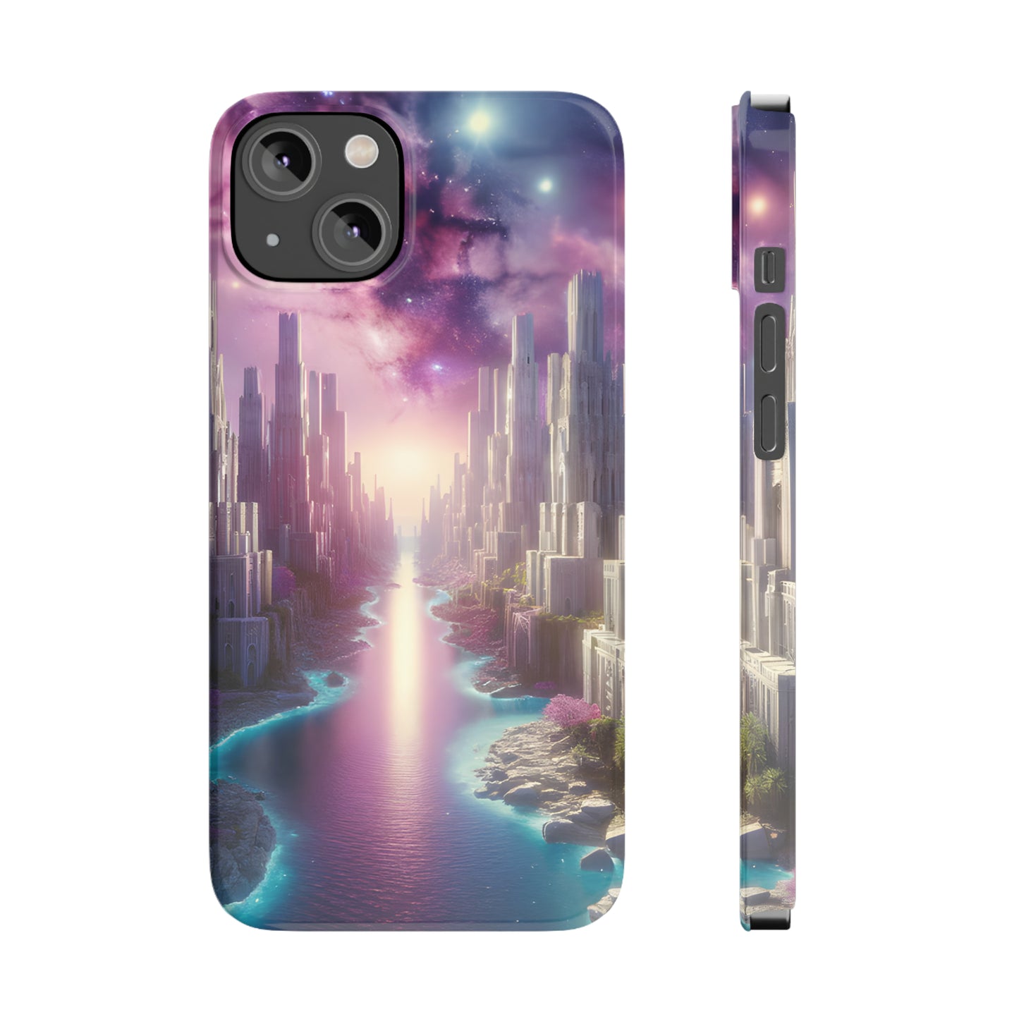 Marble Dreams-Slim Phone Cases