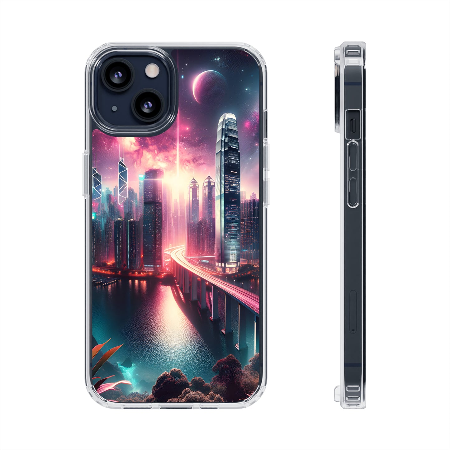 Aqua Skyline-Clear Cases