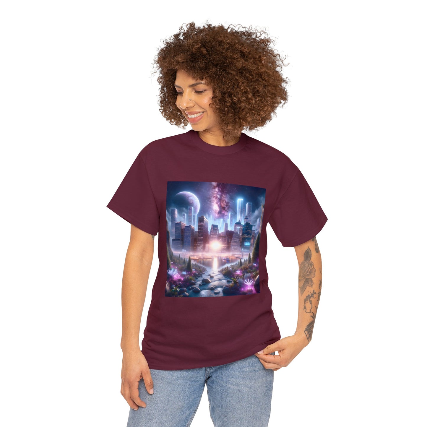 Luna Stone-Unisex Heavy Cotton Tee