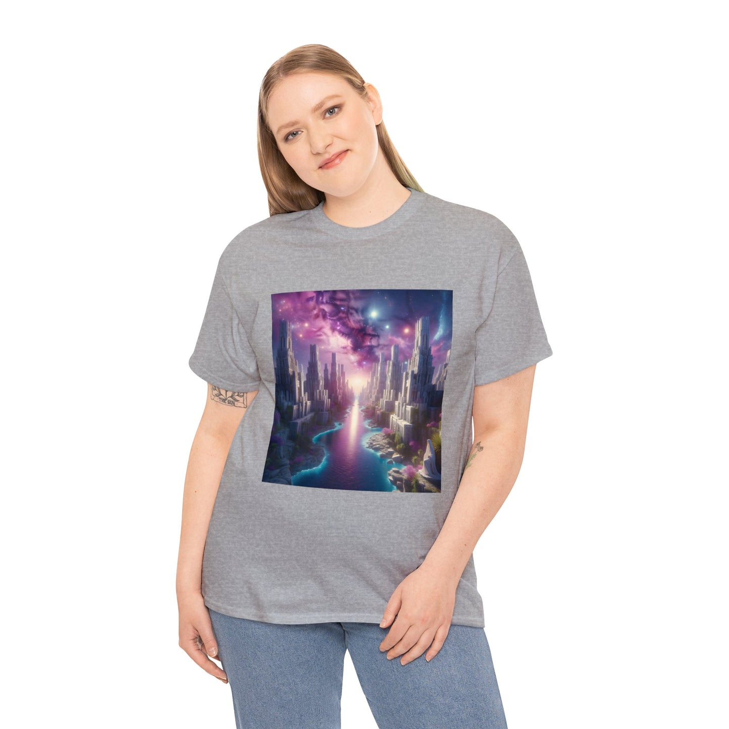 Marble Dreams-Unisex Heavy Cotton Tee