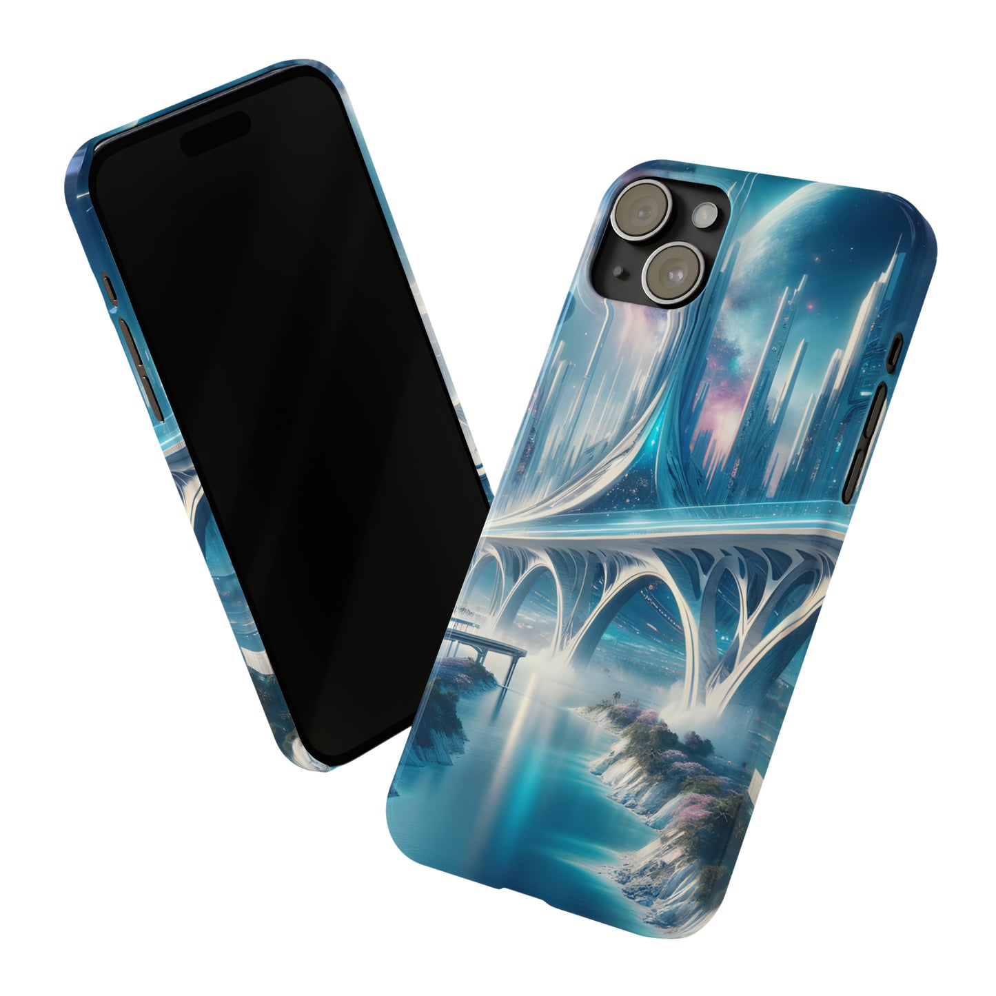 Stellar Marbles-Slim Phone Cases