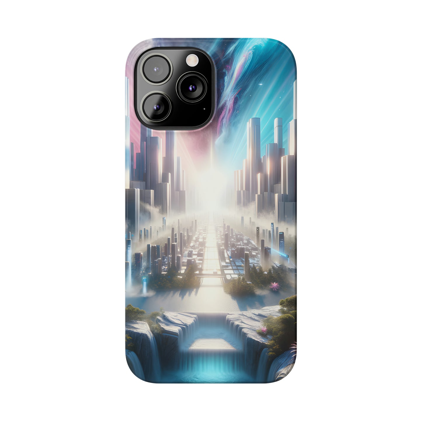 Marble Horizon-Slim Phone Cases