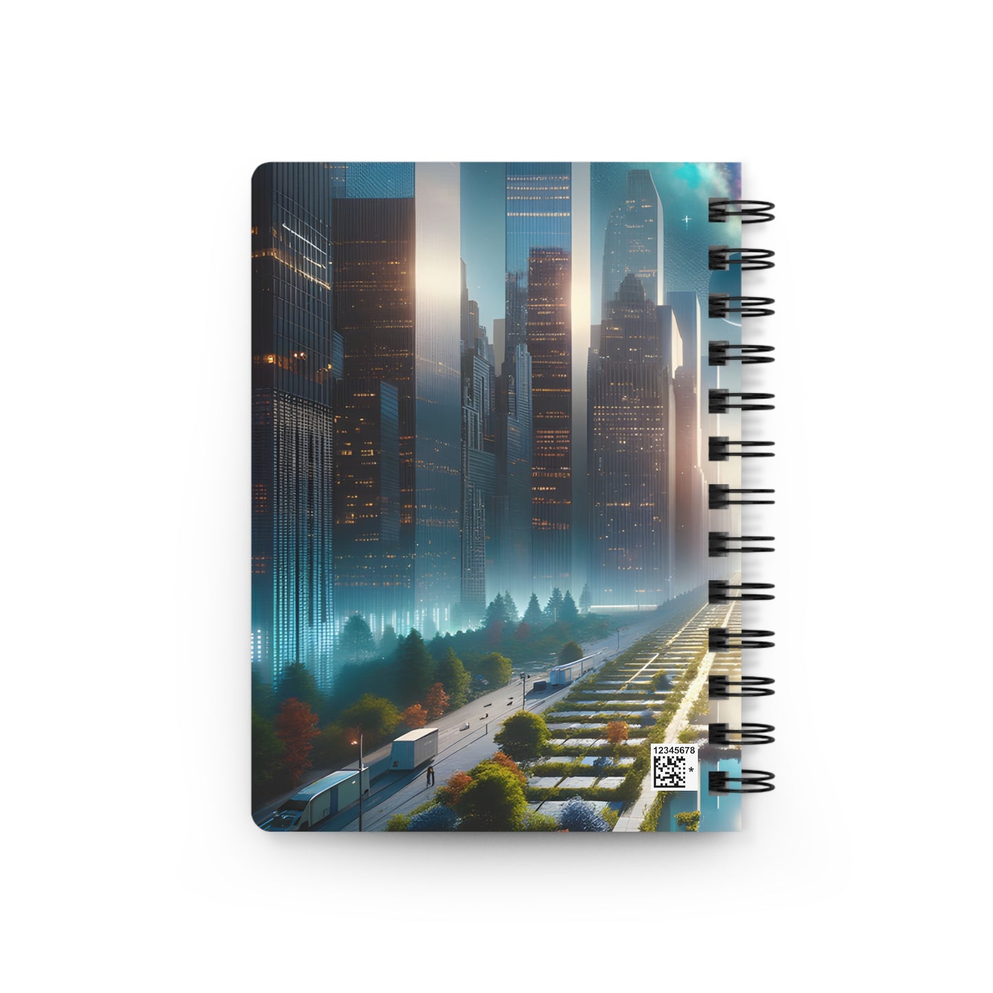 CyberScape Masterworks-Spiral Bound Journal