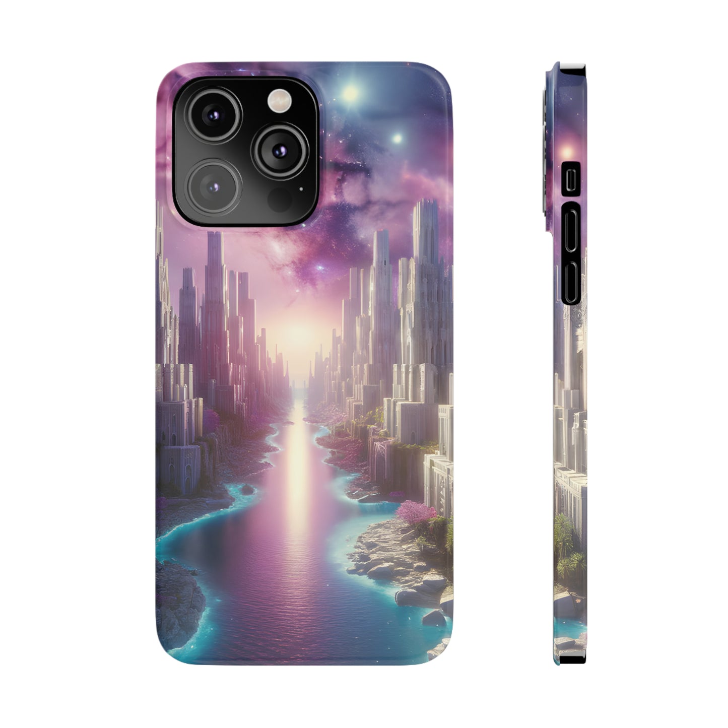 Marble Dreams-Slim Phone Cases