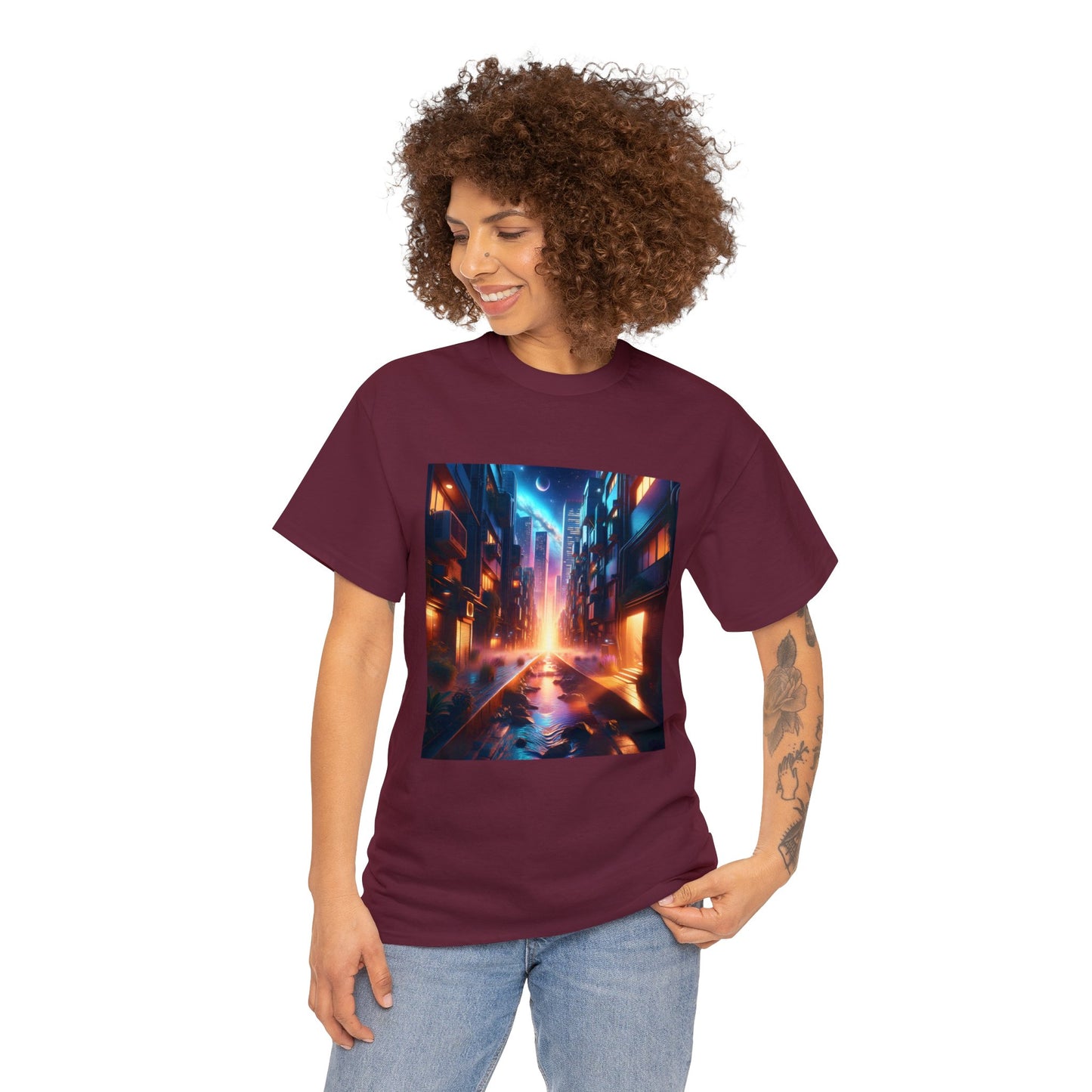 Tokyoglow Visionary-Unisex Heavy Cotton Tee