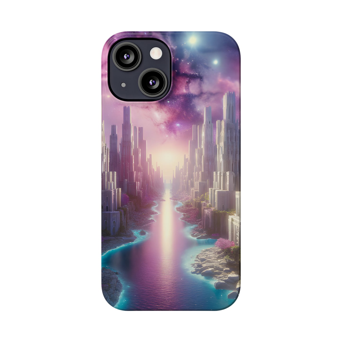 Marble Dreams-Slim Phone Cases