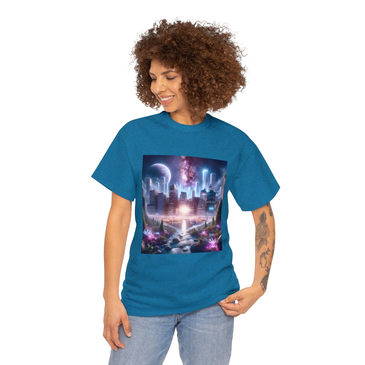 Luna Stone-Unisex Heavy Cotton Tee