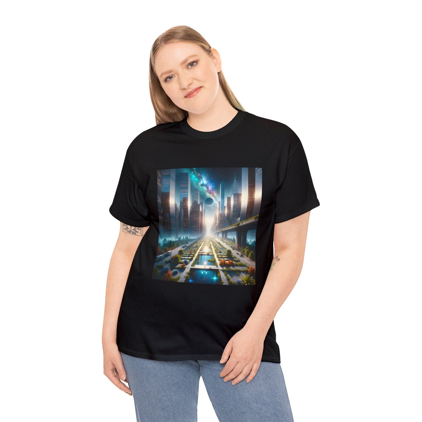 CyberScape Masterworks-Unisex Heavy Cotton Tee