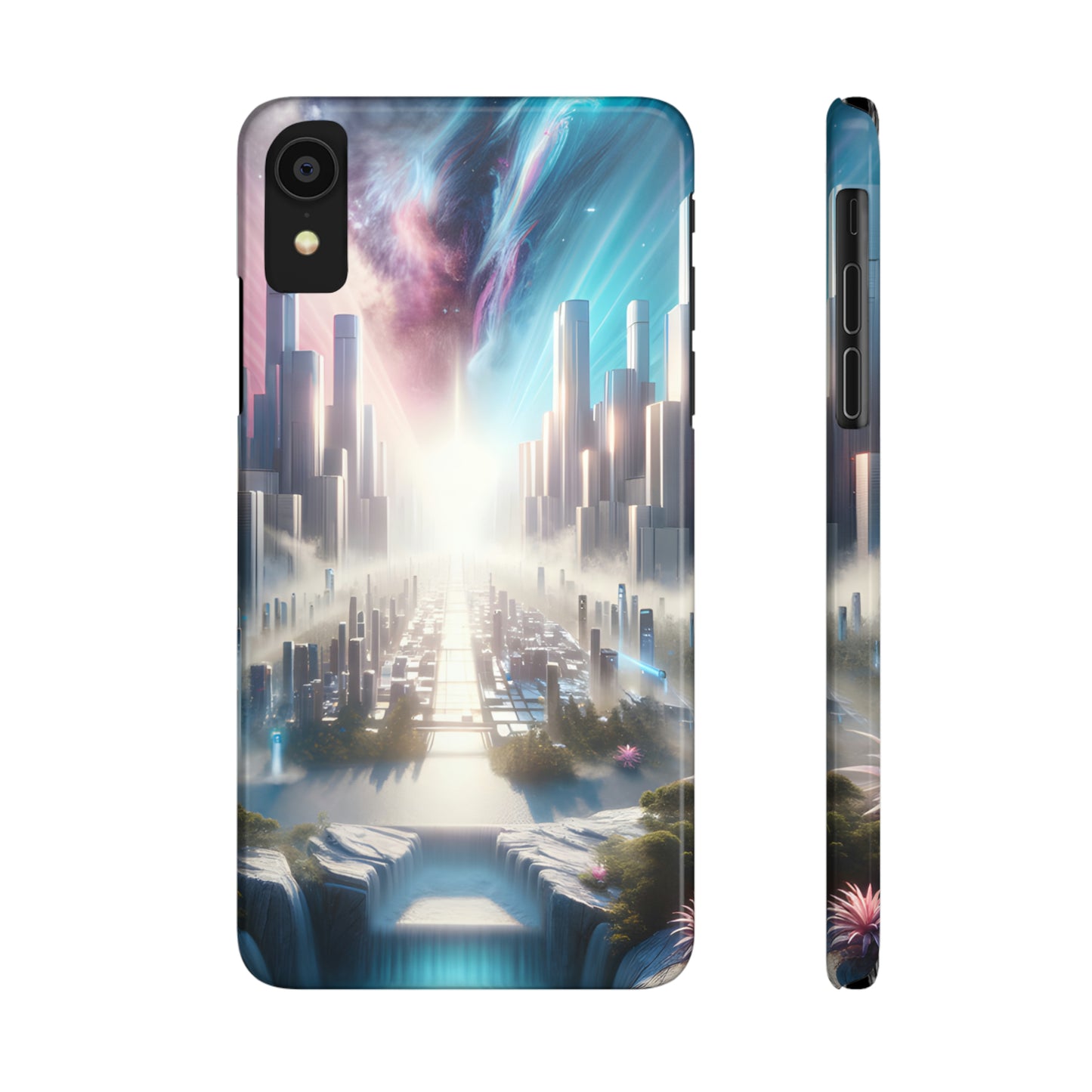 Marble Horizon-Slim Phone Cases