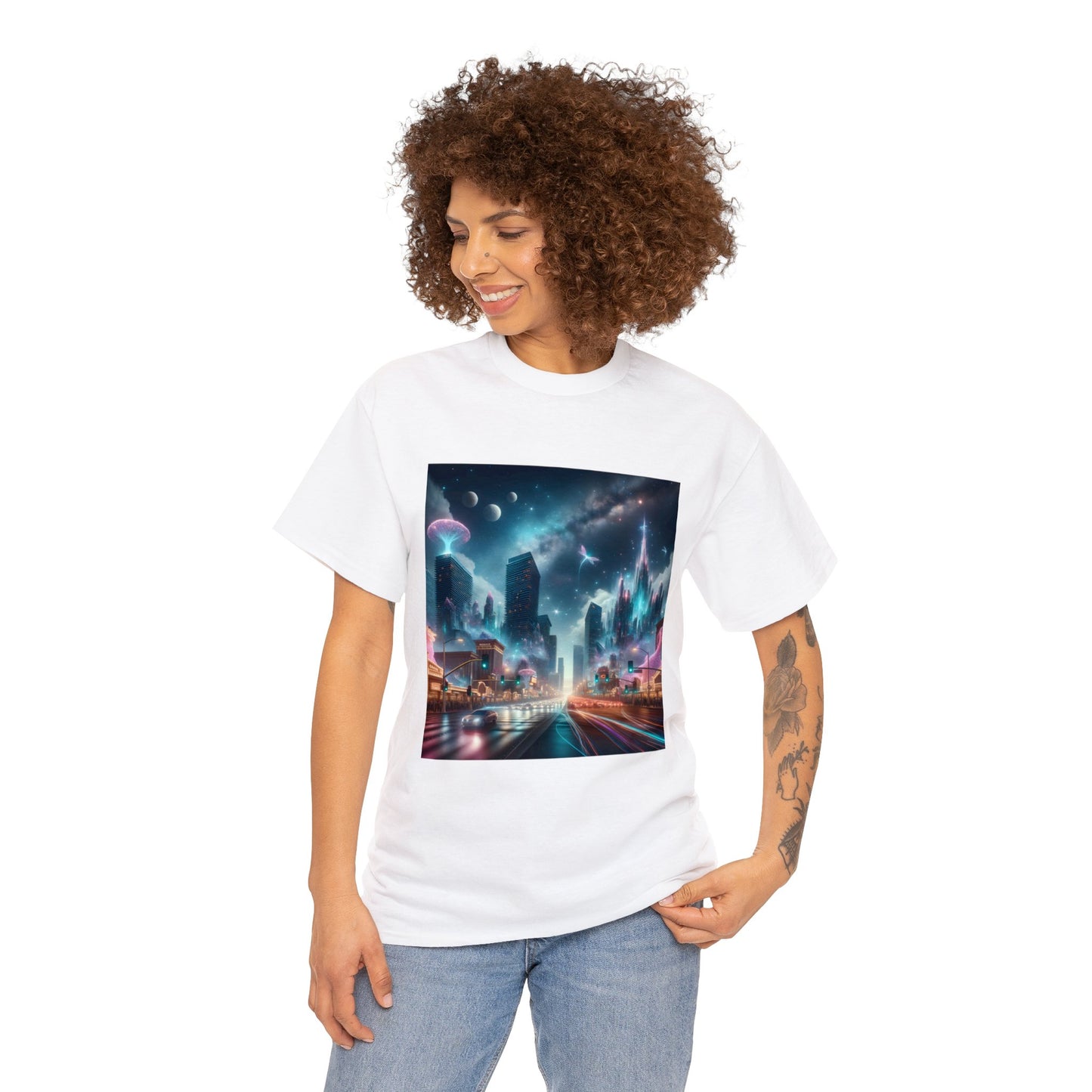 Luminous Dreams-Unisex Heavy Cotton Tee