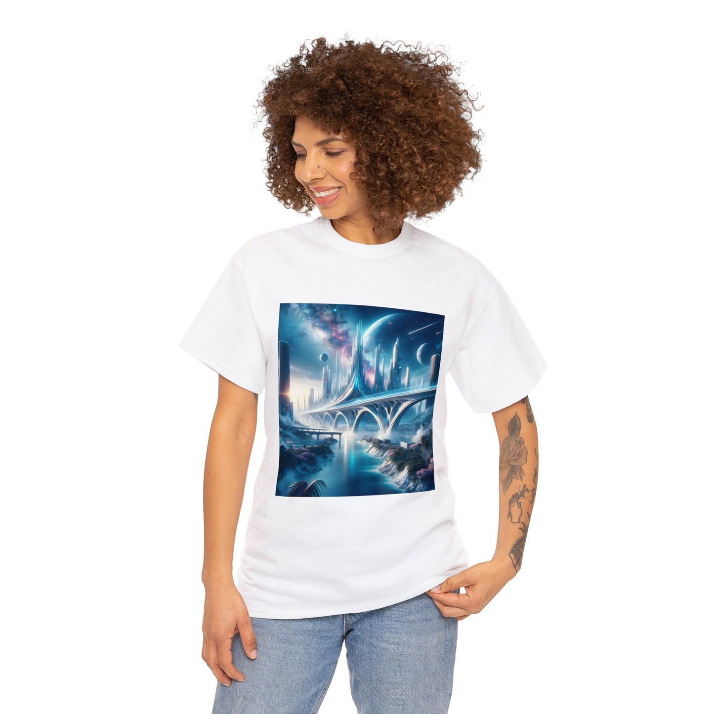 Stellar Marbles-Unisex Heavy Cotton Tee