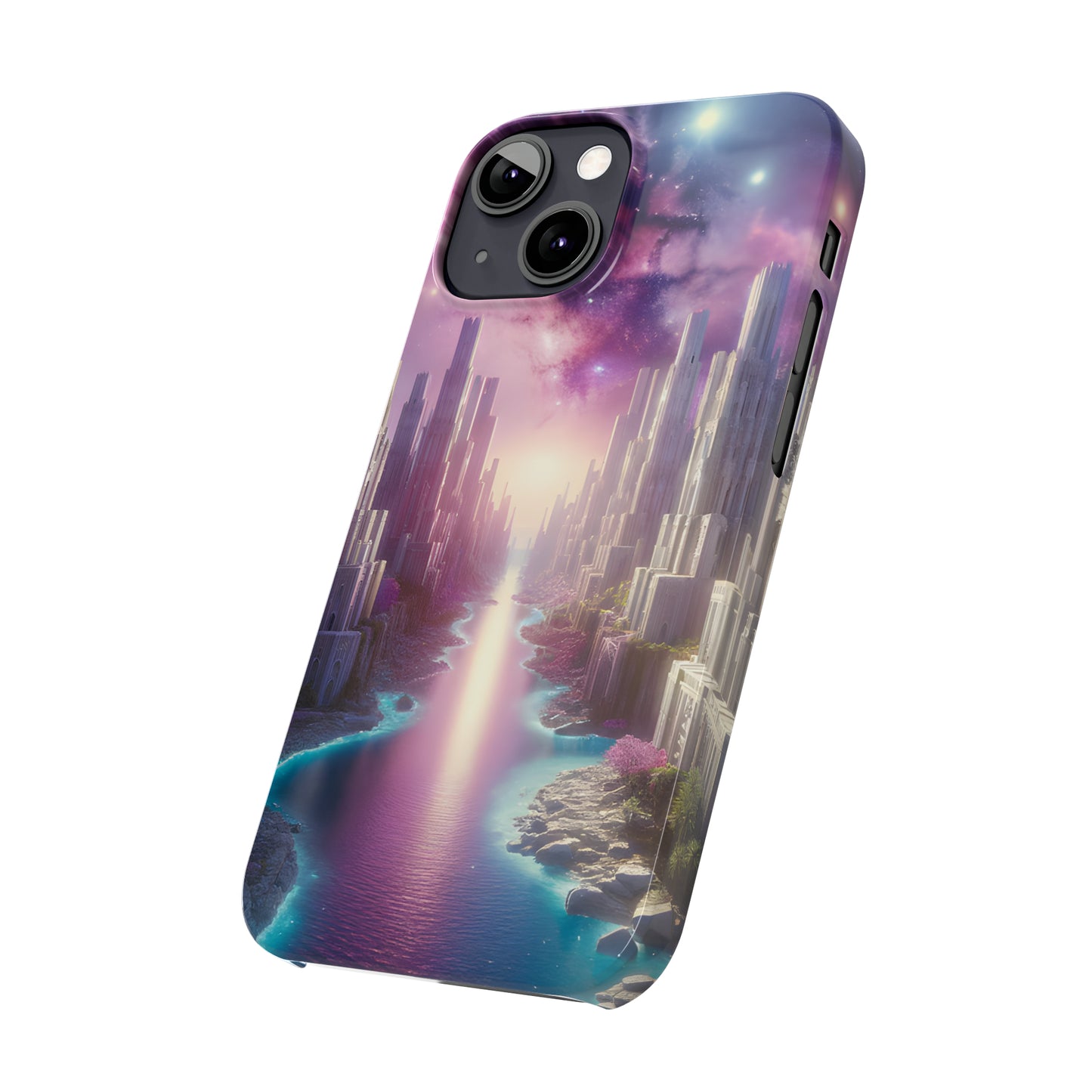 Marble Dreams-Slim Phone Cases