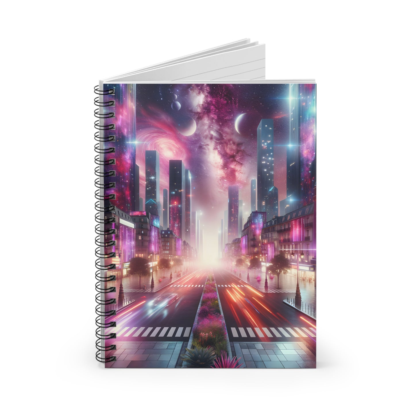 Paris Nightfall-Spiral Notebook - Ruled Line