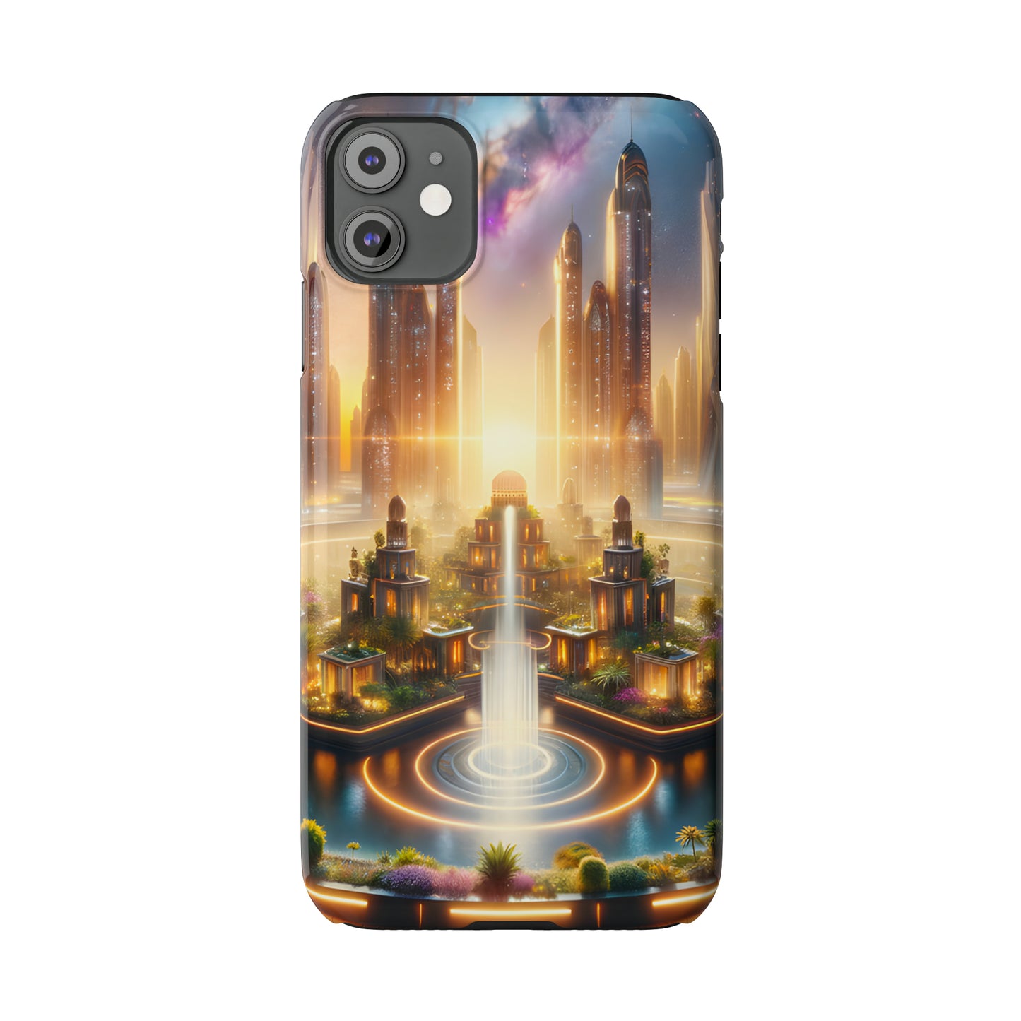 Nebula Gardens-Slim Phone Cases