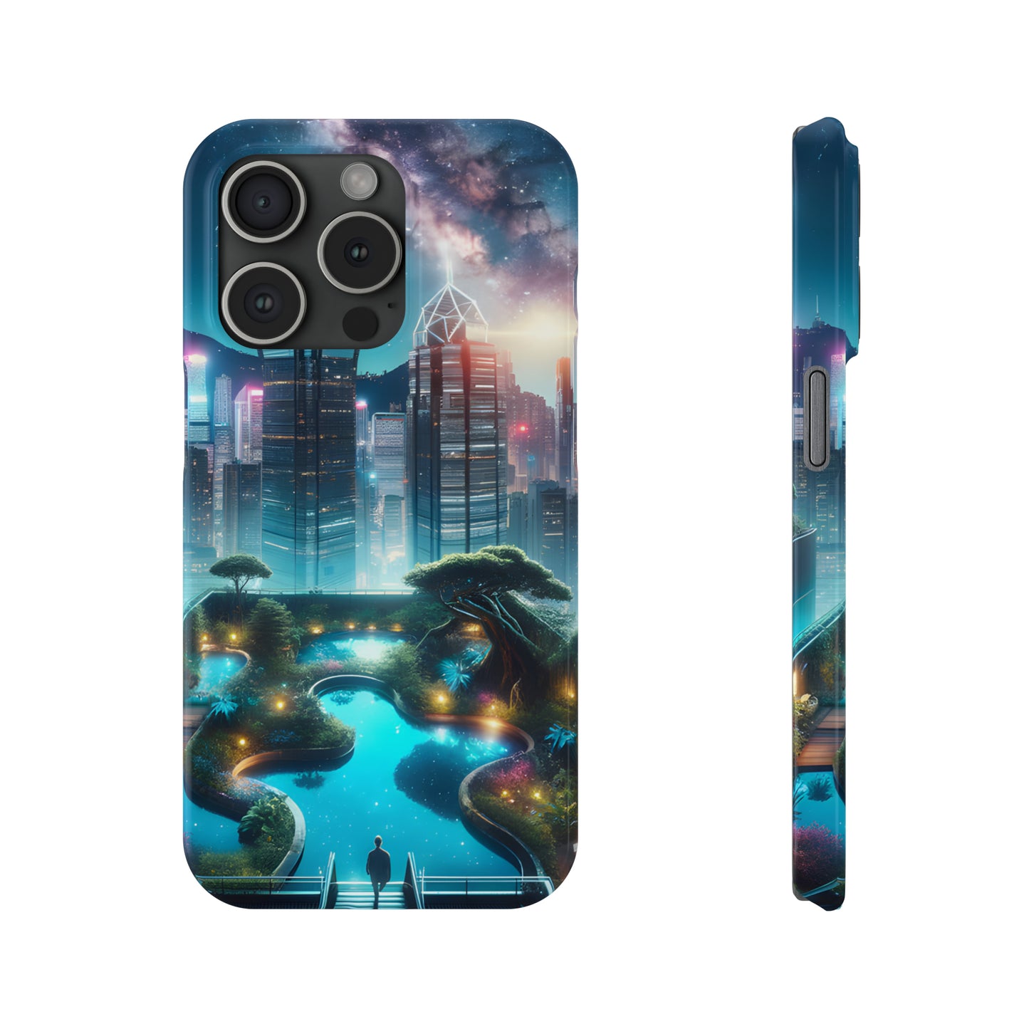 Luminosity Garden-Slim Phone Cases